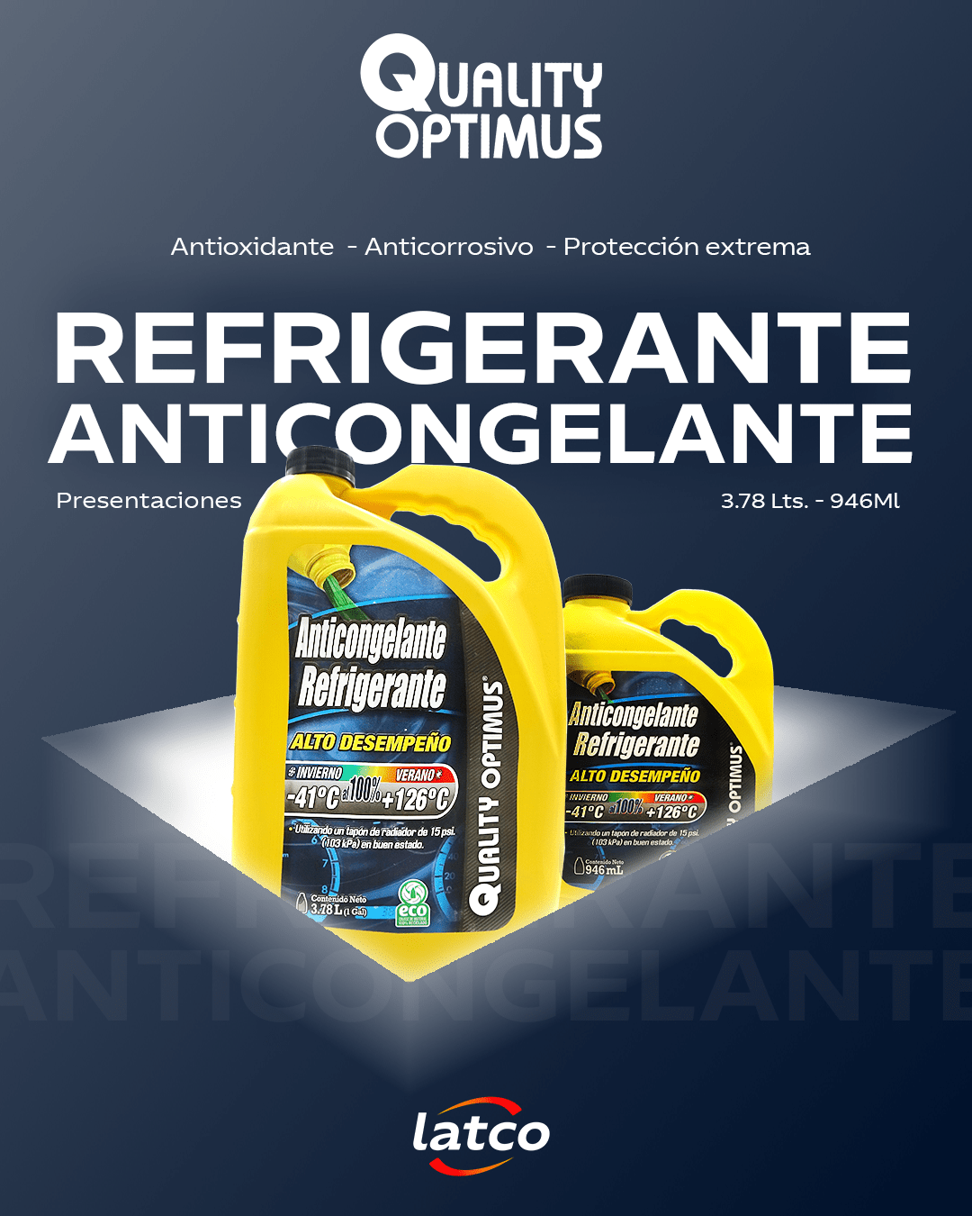 Refrigerante Anticongelante